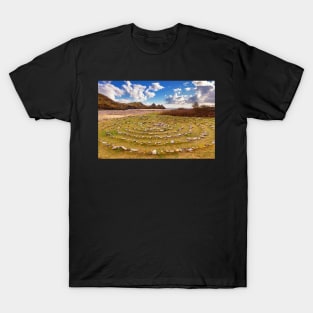 Three Cliffs Bay, Gower, Wales T-Shirt